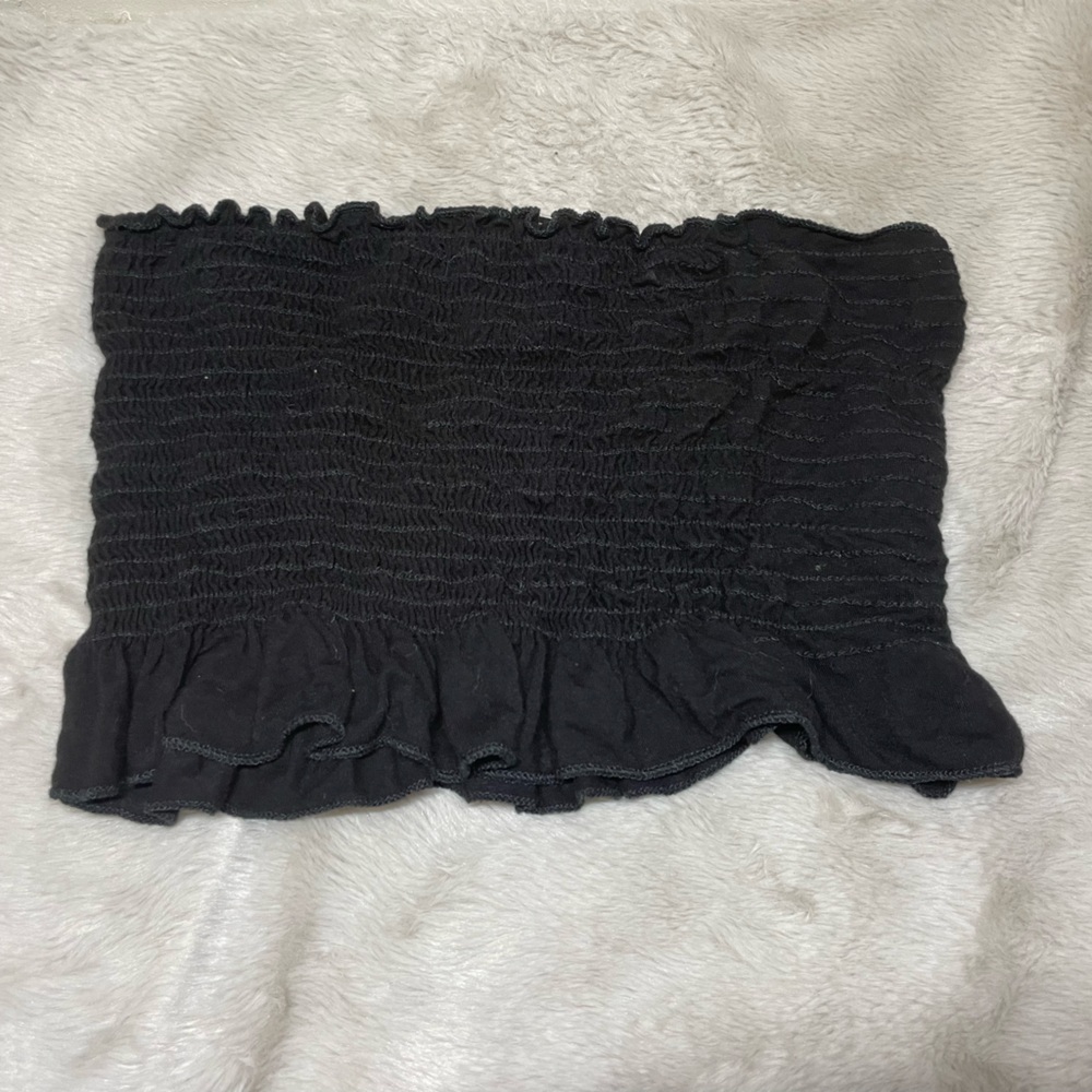 Forever 21 Strapless Bandeau Crop Top